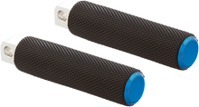 ARLEN NESS Foot Pegs - Knurled - Blue 07-937