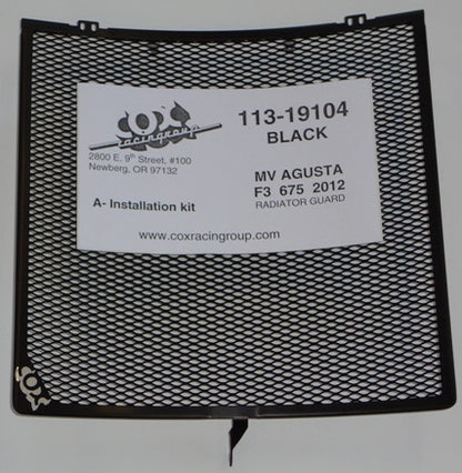 Cox Racing Radiator Guard for the MV Agusta F3 675 / 800 (2012+)