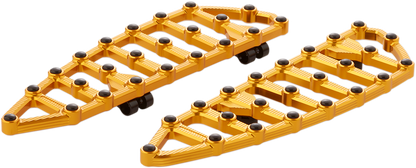 ARLEN NESS MX Driver Floorboards - Gold 06-894