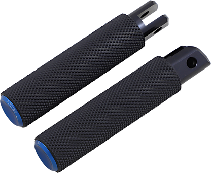ARLEN NESS Knurled Foot Pegs - Blue - FX/FL '18-'25 07-950