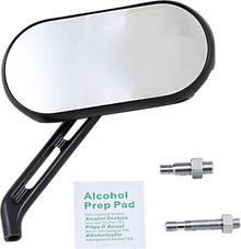 ARLEN NESS Mirror - Sidekick - Side View - Oval - Black - Right 510-002