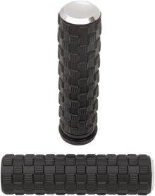 ARLEN NESS Air Trax Grips - TBW - Chrome 07-353