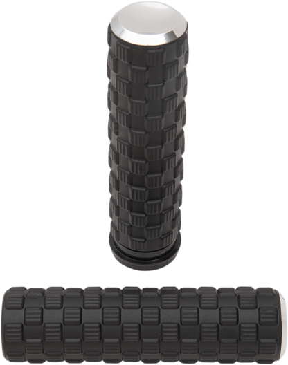 ARLEN NESS Air Trax Grips - TBW - Chrome 07-353