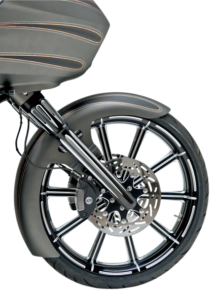 ARLEN NESS Fork Legs - Black Anodized - Deep Cut - Dual Disc - '00-'07 FLT 06-513