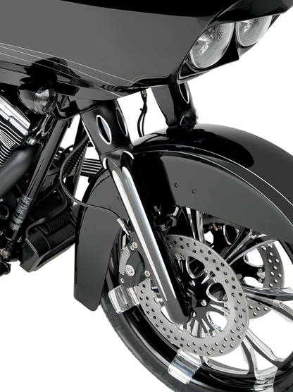 ARLEN NESS Fork Legs - Black Anodized - Deep Cut - Dual Disc - '00-'07 FLT 06-513