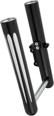 ARLEN NESS Fork Legs - Black Anodized - Deep Cut - Dual Disc 40-512