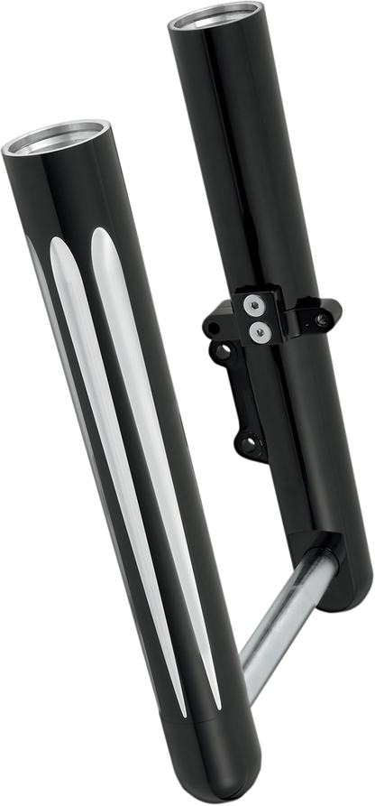 ARLEN NESS Fork Legs - Black Anodized - Deep Cut - Dual Disc 40-512