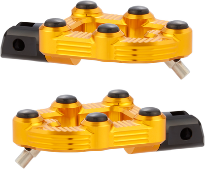 ARLEN NESS MX Foot Pegs - Driver - Gold 07-935