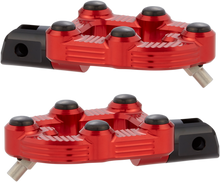 ARLEN NESS MX Foot Pegs - Driver - Red 07-946