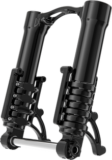 ARLEN NESS Fork Legs - 49 mm - Black Anodized - For Custom Radial Mount Brake Caliper 120-003