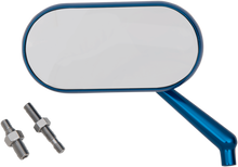 ARLEN NESS Mirror - Side View - Oval - Blue - Left 13-174