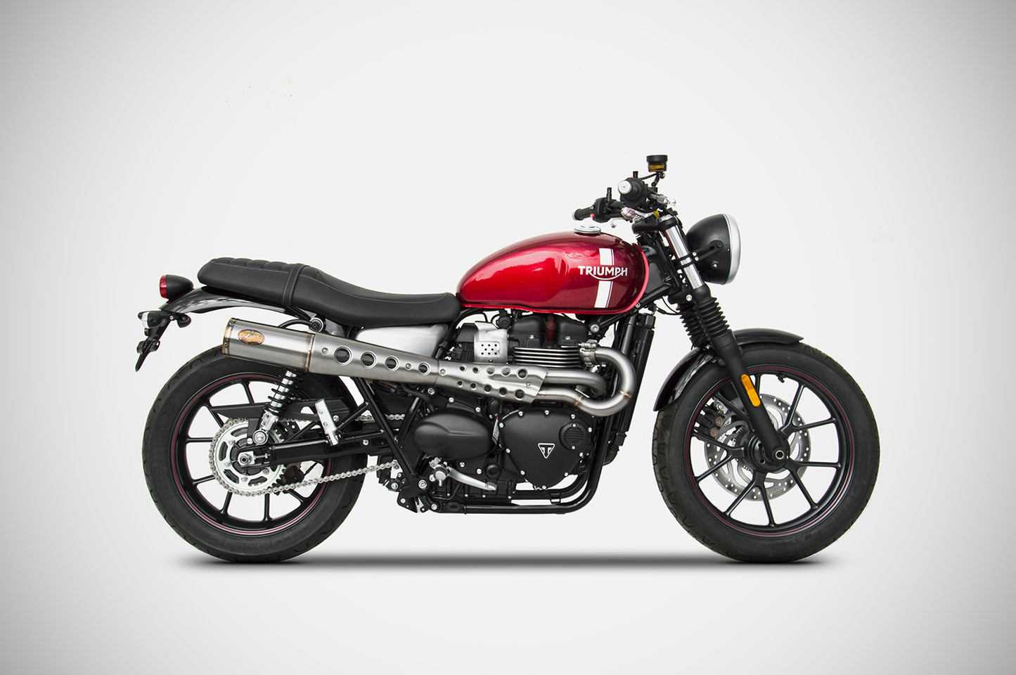 ZARD Full 2>1 High Stainless System for Triumph Street Twin