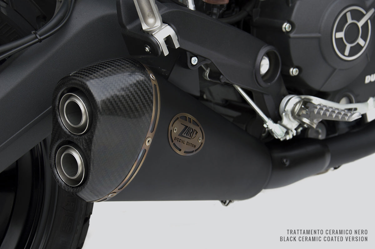 ZARD Low Mounted Slip-on Exhaust for Ducati Monster 797
