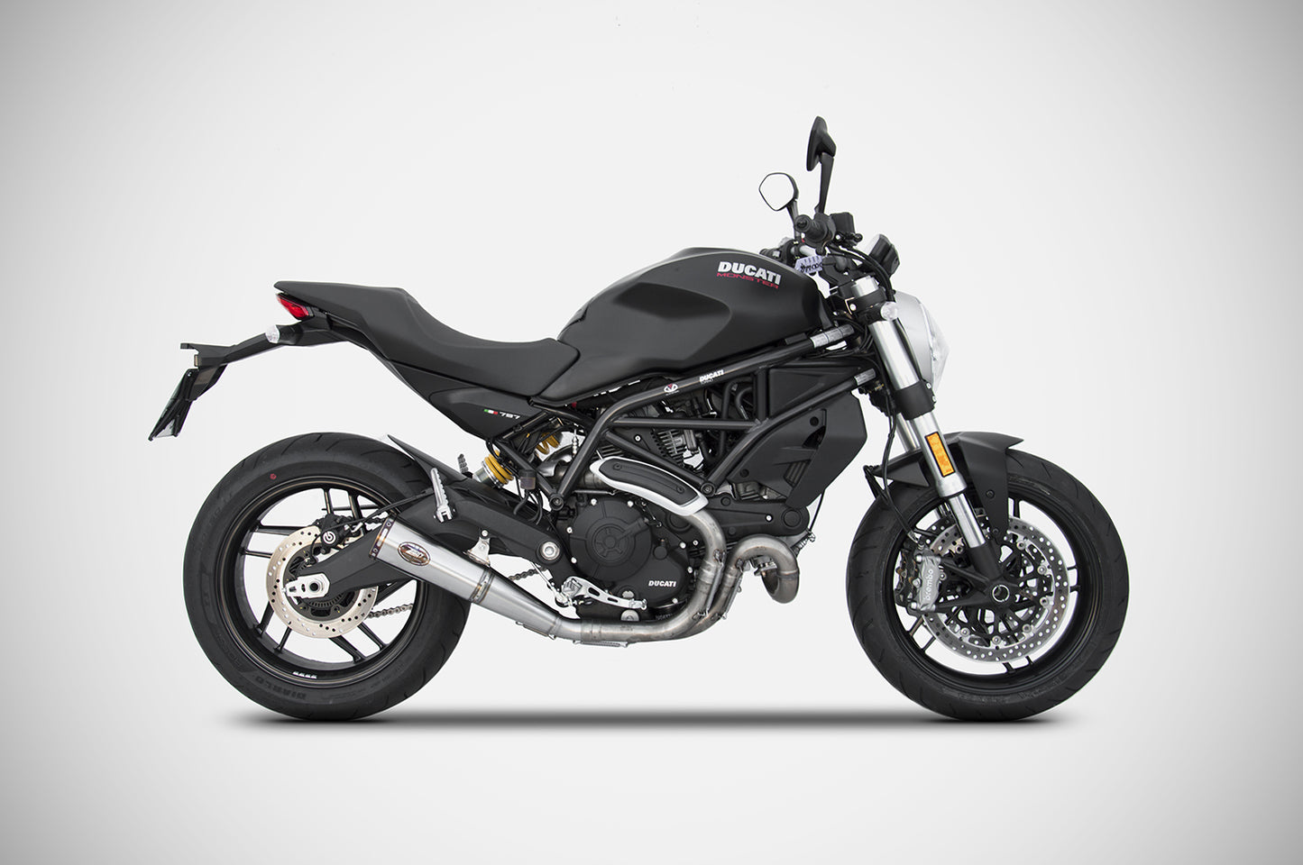 ZARD ZUMA Slip-on Exhaust for Ducati Monster 797