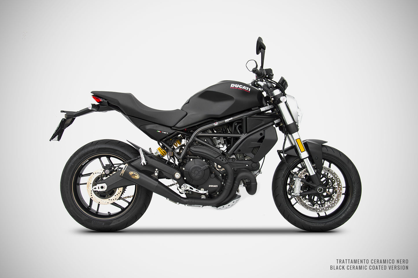 ZARD ZUMA Slip-on Exhaust for Ducati Monster 797