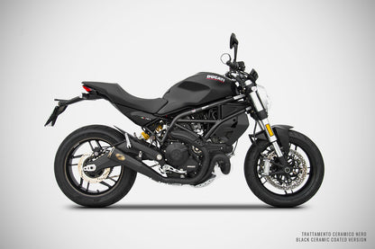 ZARD ZUMA Slip-on Exhaust for Ducati Monster 797