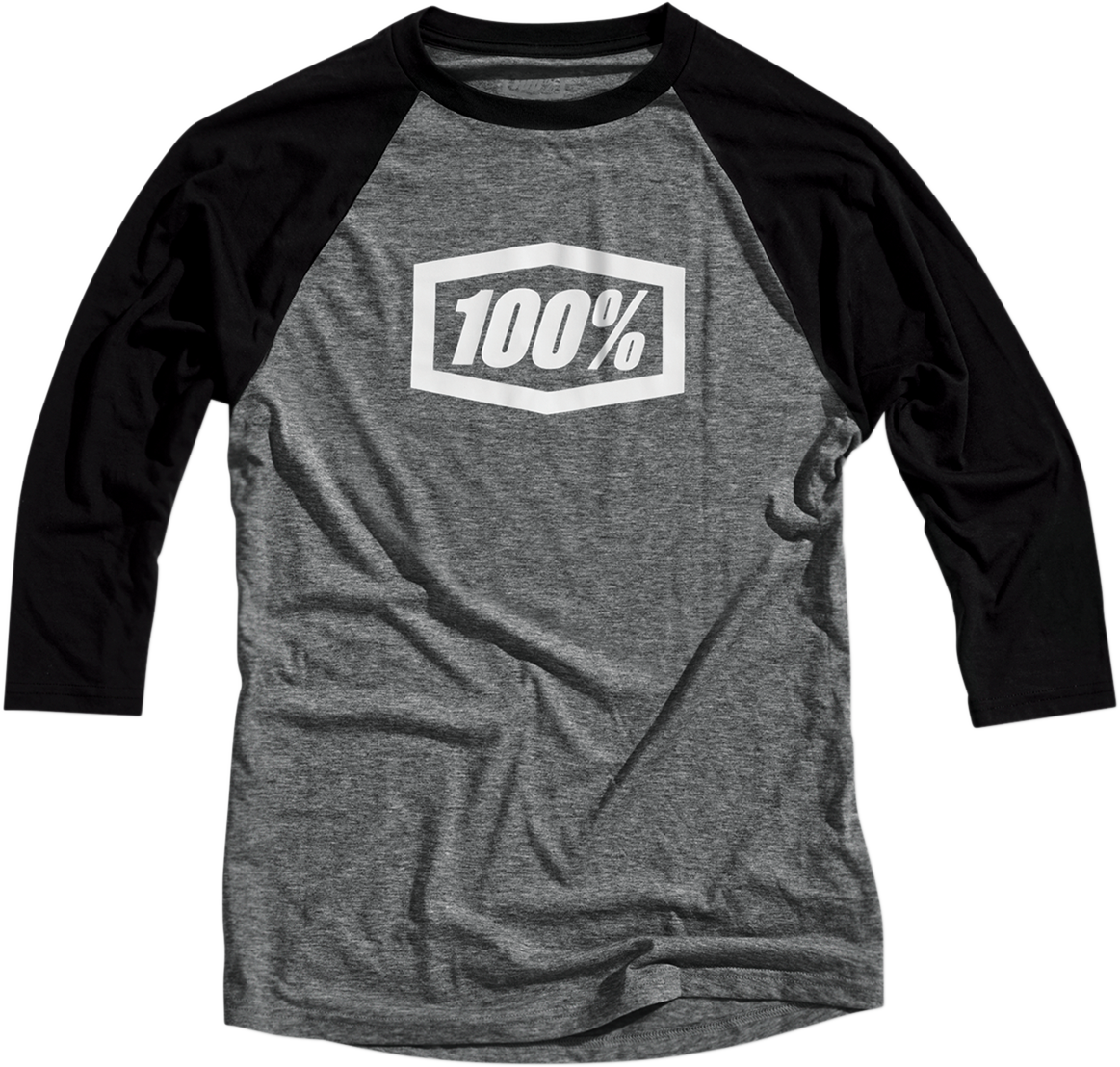 100% Tech Icon 3/4 Sleeve T-Shirt - Black - Small 20012-00000