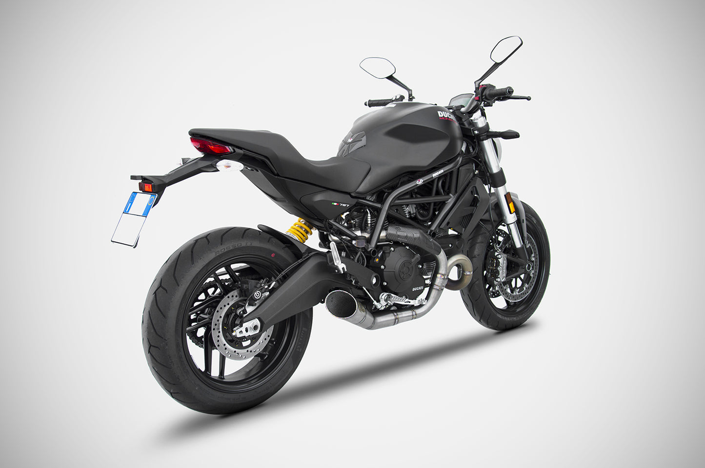 ZARD Full 2>1 Conical Full Exhaust system for Ducati Monster 797