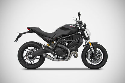 ZARD Full 2>1 Conical Full Exhaust system for Ducati Monster 797