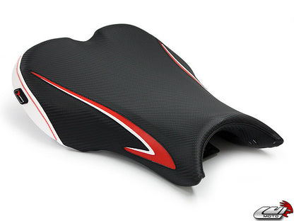 LUIMOTO (Sport) Rider Seat Covers for the Triumph DAYTONA 675 (06-12)
