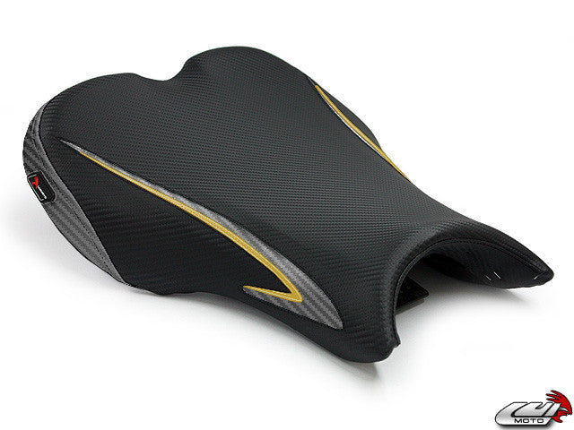 LUIMOTO (Sport) Rider Seat Covers for the Triumph DAYTONA 675 (06-12)