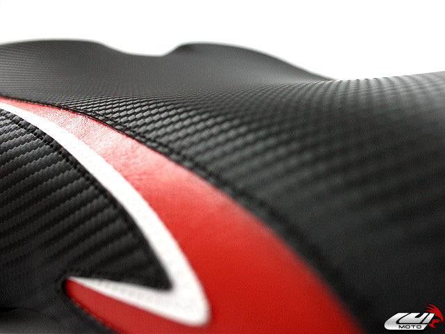LUIMOTO (Sport) Rider Seat Covers for the Triumph DAYTONA 675 (06-12)