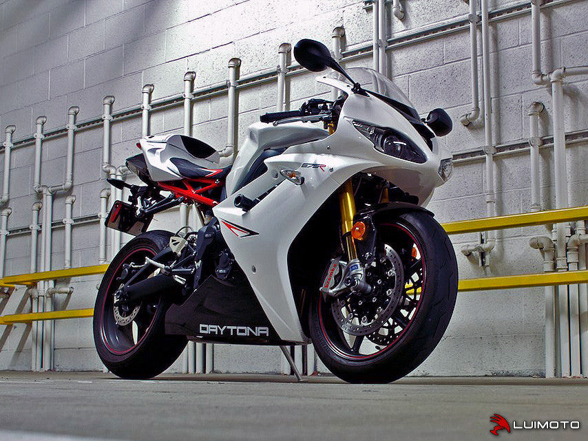 LUIMOTO (Sport) Rider Seat Covers for the Triumph DAYTONA 675 (06-12)