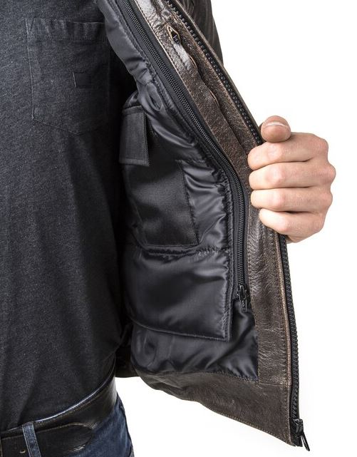 Helite Leather Airbag Jacket
