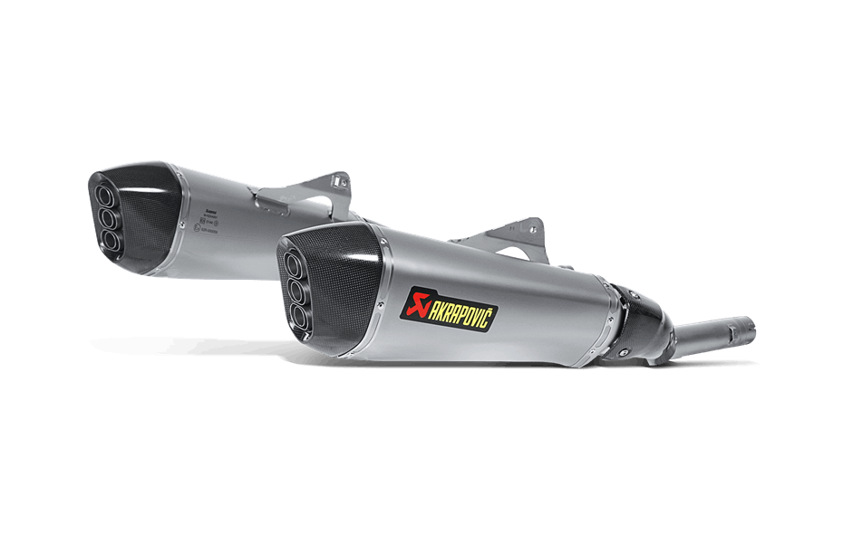 Akrapovic Dual Slip-On Exhaust BMW K 1600 GT /  K 1600 GTL / Grand America (2011+)