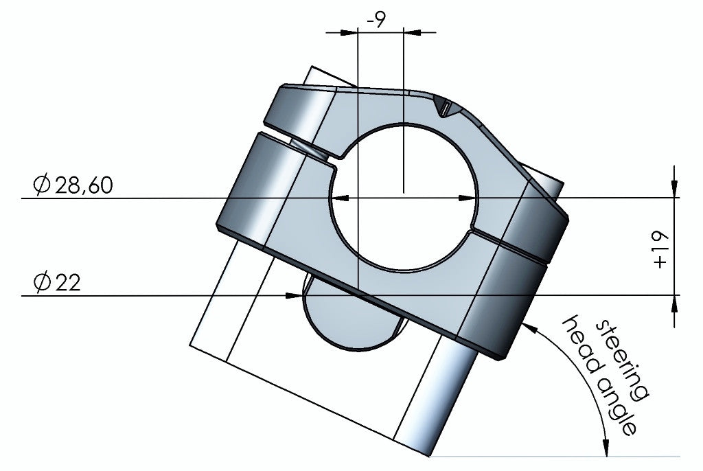 Gilles 1D.GT Handlebar Risers