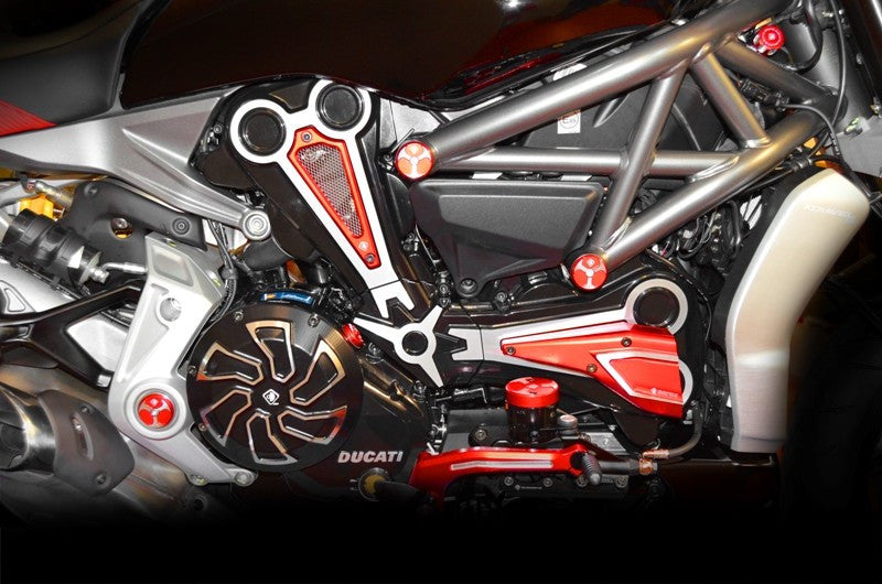 DBK Special Parts (Ducabike) Billet Vertical Belt Cover Air intake for the Ducati XDiavel