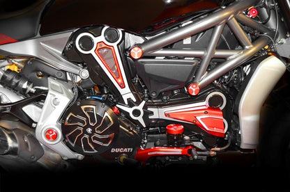 DBK Special Parts (Ducabike) Billet Vertical Belt Cover Air intake for the Ducati XDiavel