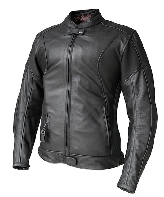 Helite XENA Women's Leather Airbag Jacket in Black