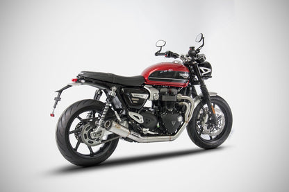 ZARD Full 2 into 1 with SP Muffler for the Triumph Speed Twin 1200 and Thuxton R / RS