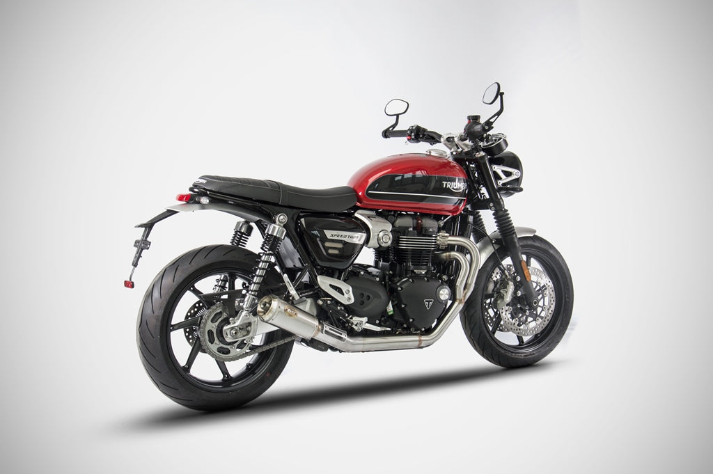ZARD Full 2 into 1 with SP Muffler for the Triumph Speed Twin 1200 and Thuxton R / RS