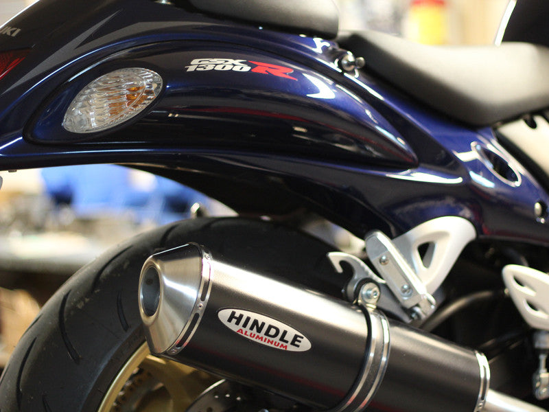 Hindle Suzuki Hayabusa (08+) with Evolution Polished SS Muffler