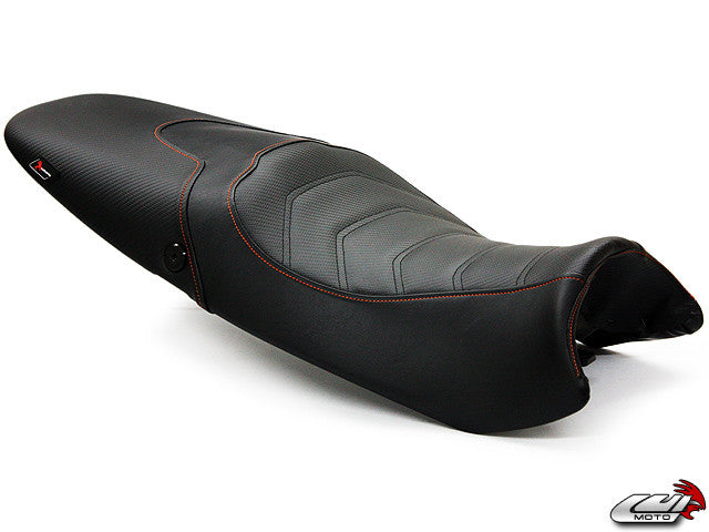 LUIMOTO (Cafe Line) Rider Seat Covers for the Triumph SPEED TRIPLE (08-10)