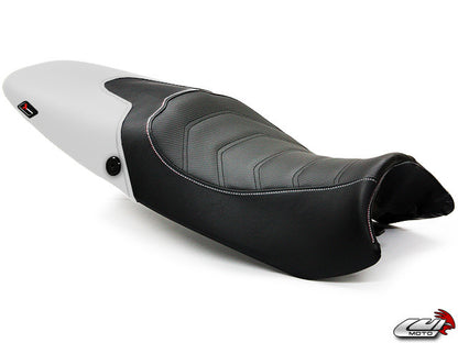 LUIMOTO (Cafe Line) Rider Seat Covers for the Triumph SPEED TRIPLE (08-10)