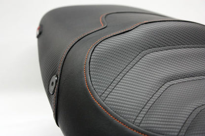 LUIMOTO (Cafe Line) Rider Seat Covers for the Triumph SPEED TRIPLE (08-10)