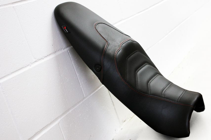 LUIMOTO (Cafe Line) Rider Seat Covers for the Triumph SPEED TRIPLE (08-10)