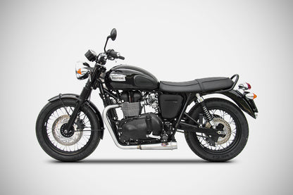 ZARD 2>2 Full SHORT CONICAL Exhaust for Triumph Bonneville