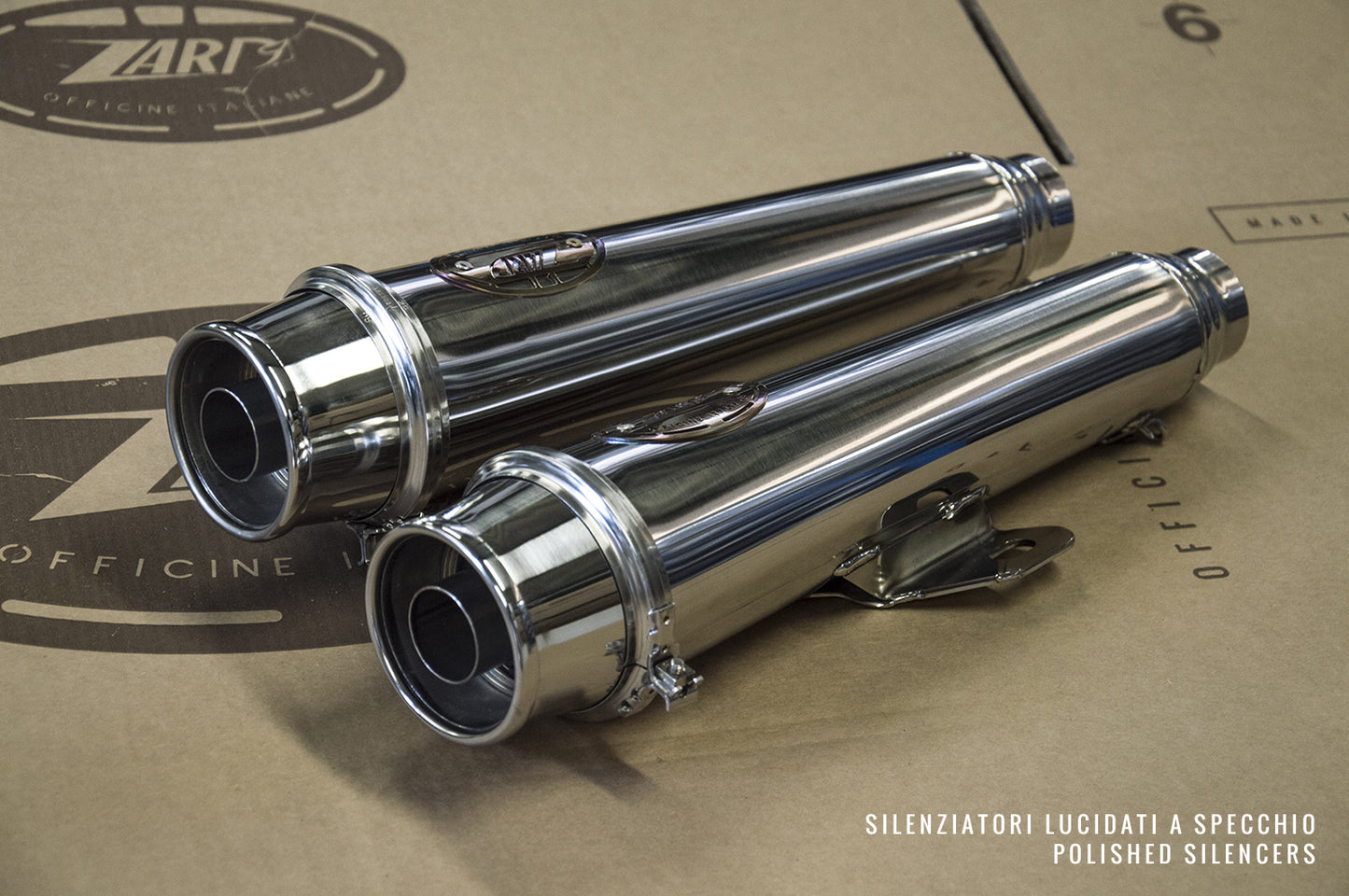 ZARD 2>2 Full SHORT CONICAL Exhaust for Triumph Bonneville