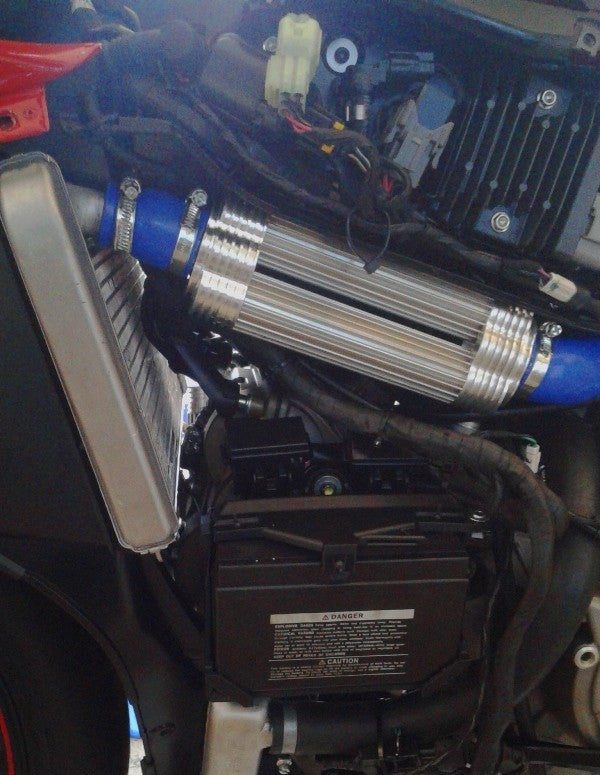 DBK Special Parts (Ducabike) Performance Technology Universal In-Line Double Housing Radiator Coolers