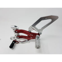 CNC Racing PRAMAC RACING LIMITED EDITION RPS Adjustable Rearset for the Ducati Panigale V4 / S / Speciale / R - Aluminum Heel Guards