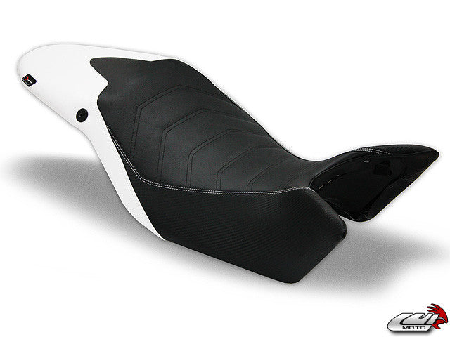 LUIMOTO (Cafe Line) Rider Seat Covers for the Triumph SPEED TRIPLE (11-15)