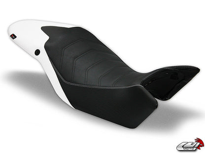 LUIMOTO (Cafe Line) Rider Seat Covers for the Triumph SPEED TRIPLE (11-15)