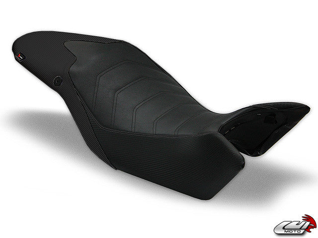 LUIMOTO (Cafe Line) Rider Seat Covers for the Triumph SPEED TRIPLE (11-15)