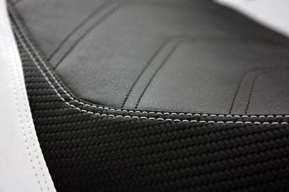 LUIMOTO (Cafe Line) Rider Seat Covers for the Triumph SPEED TRIPLE (11-15)