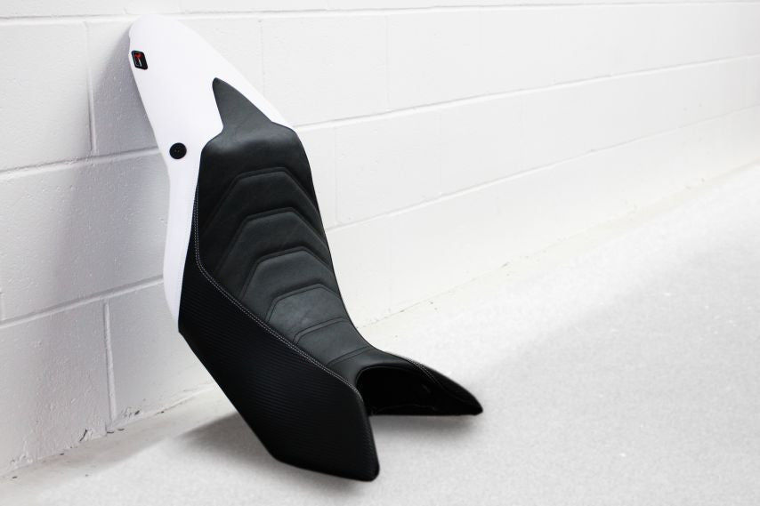 LUIMOTO (Cafe Line) Rider Seat Covers for the Triumph SPEED TRIPLE (11-15)