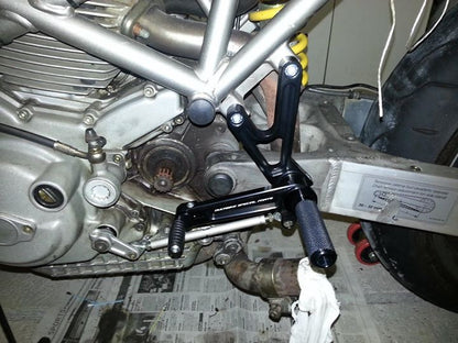 DBK Special Parts (Ducabike) Adjustable Rearsets for the Ducati Monster 400/600/620/695/750/900/1000/S4 and ST2/ST3/ST4